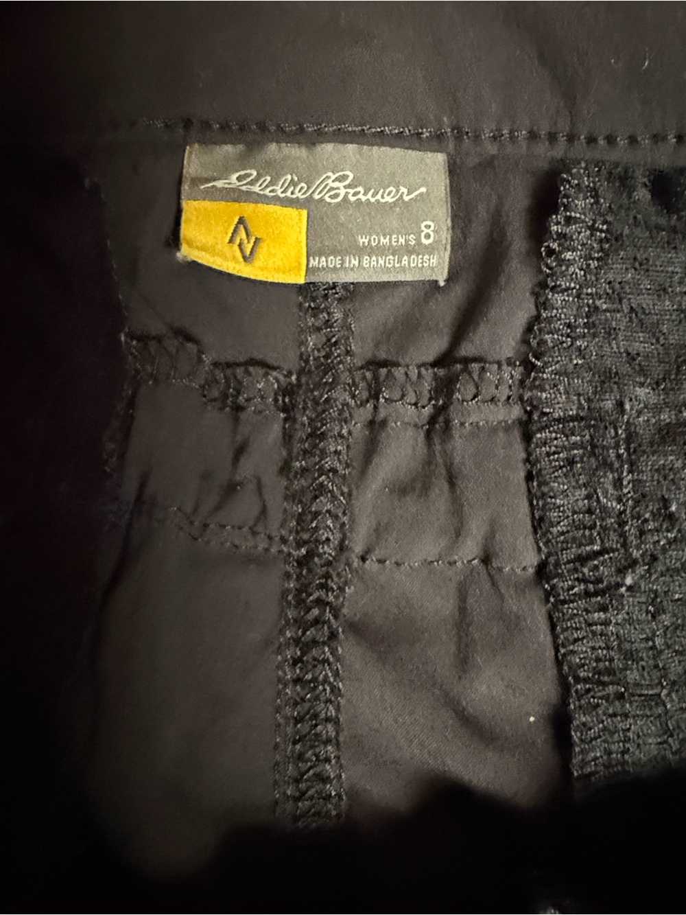 Eddie Bauer Black Women's Cargo Capris - Picture 10 of 15